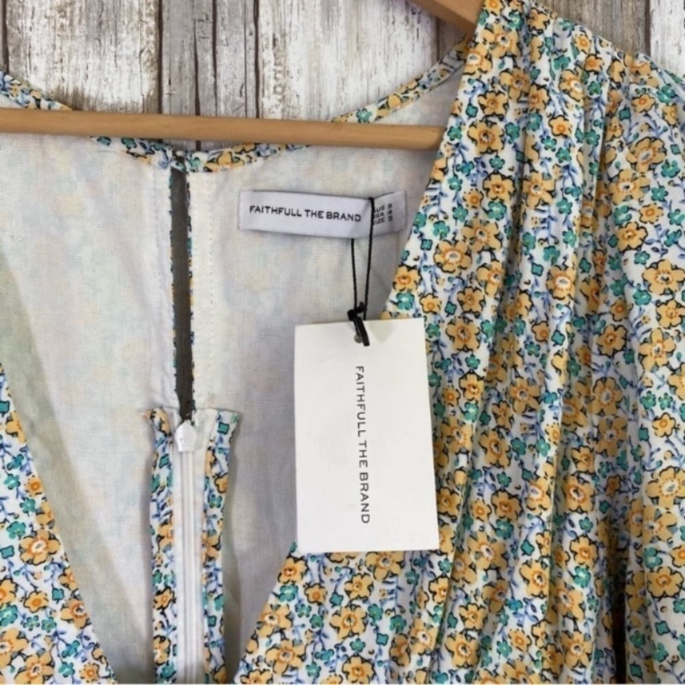 NWT Faithful The Brand Patrinico Sabinosa Floral Midi Dress - Picture 4 of 8